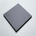 Material de construcción panel de policarbonato sólido negro de 5 mm